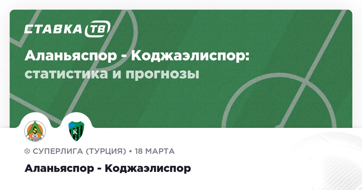 аланьяспор – коджаэлиспор — RU news