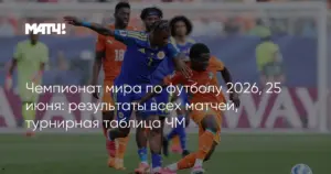 Результаты дня на ЧМ-2026: Германия проиграла Эквадору, Турция обыграла США