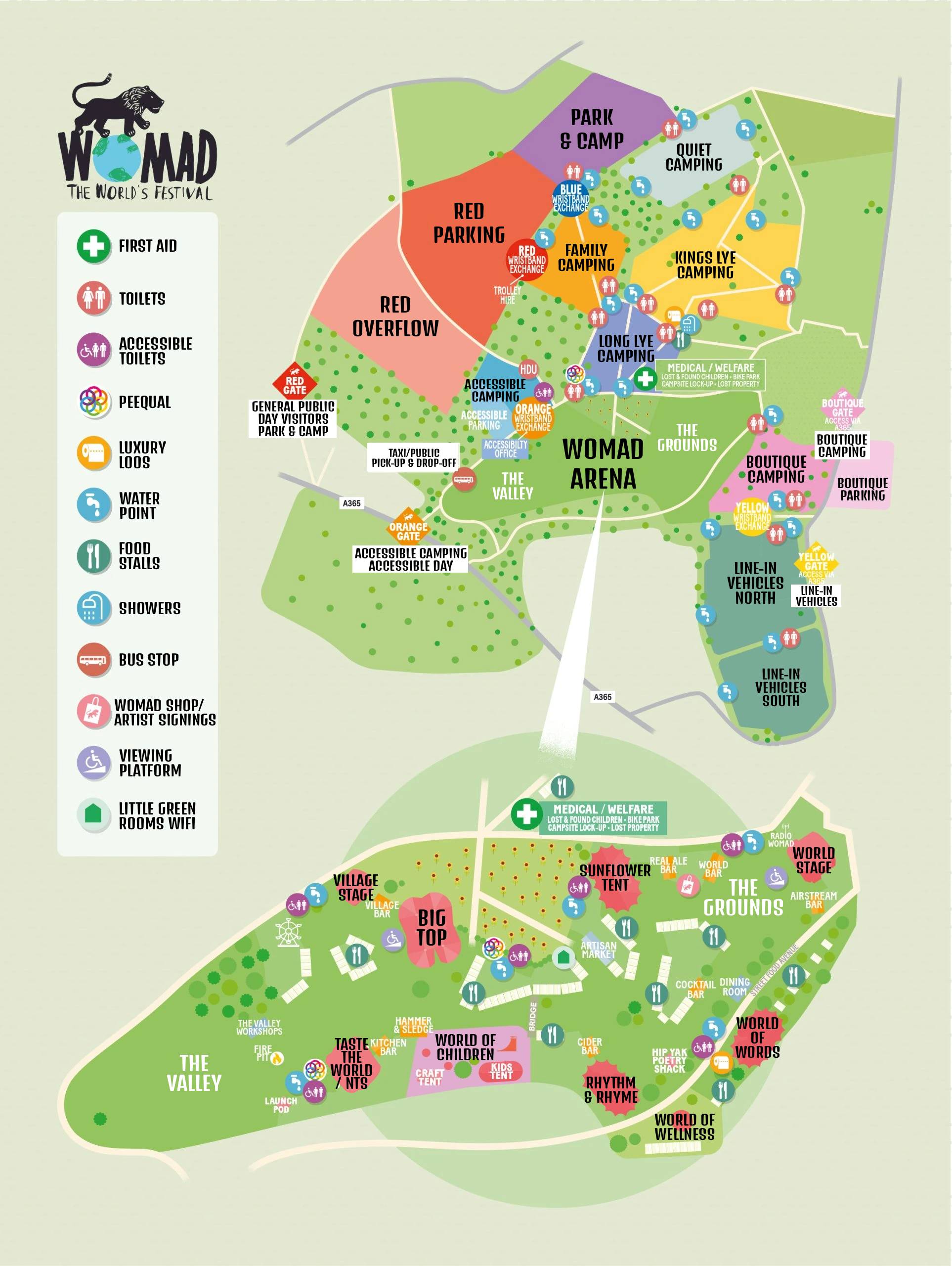 womad 2026 site map